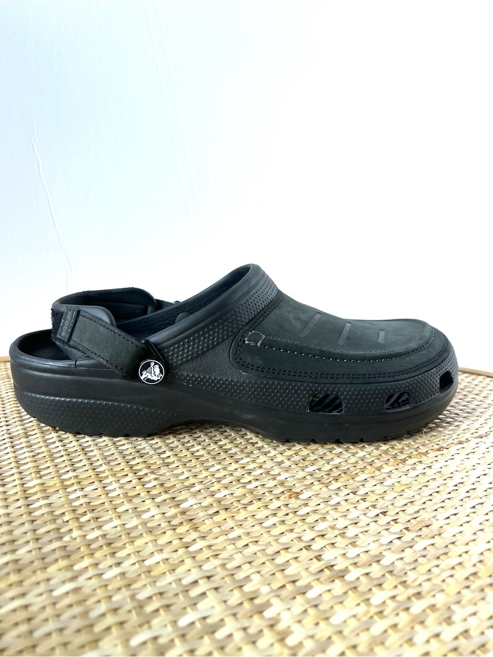 Crocs Mens Classic Yukon Vista II LiteRide Clogs graphite adj heel strap 11 - Picture 2 of 10